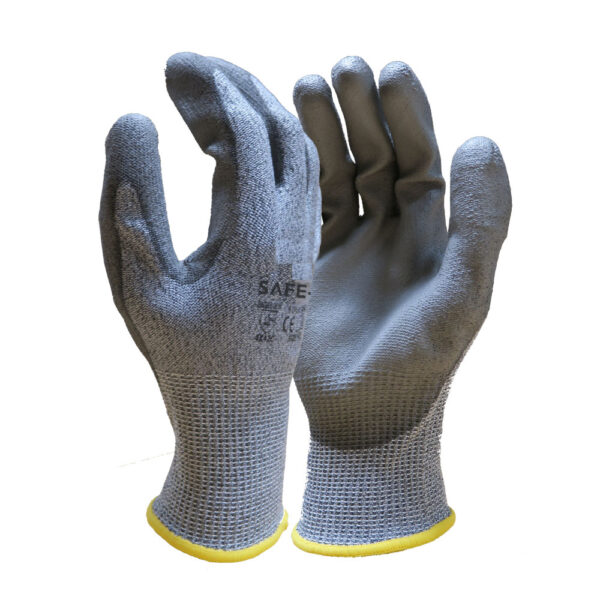 Safe T PU Palm Coated Cut C  Glove
