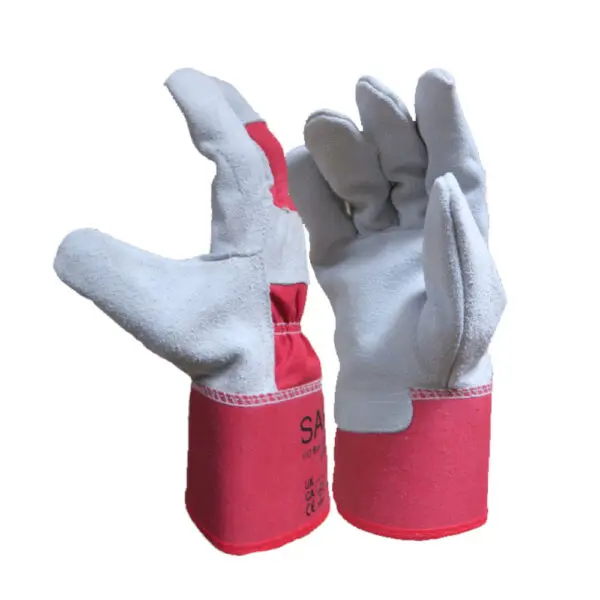 Safe T Red Rigger Single Palm Gloves