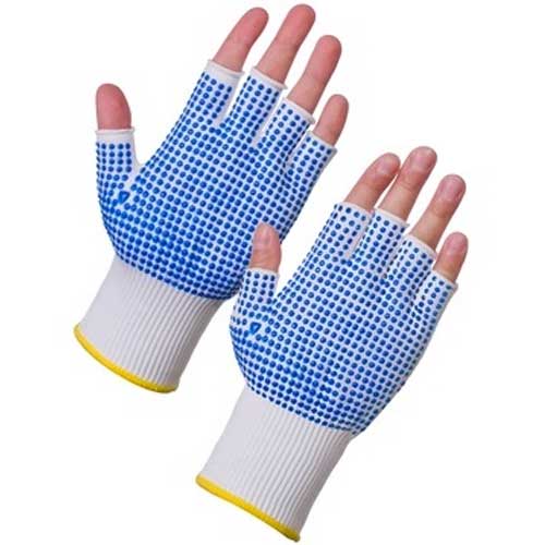 Fingerless Polka Dot 8/M 