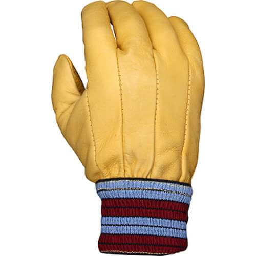 Hide Leather with Knit Wrist