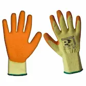 Orange Grip Work Gloves