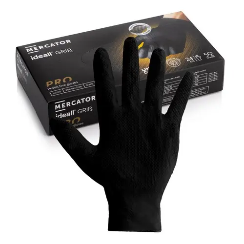 Mercator Medical Black Ideall® Grip Case of 10 = £4.01 each