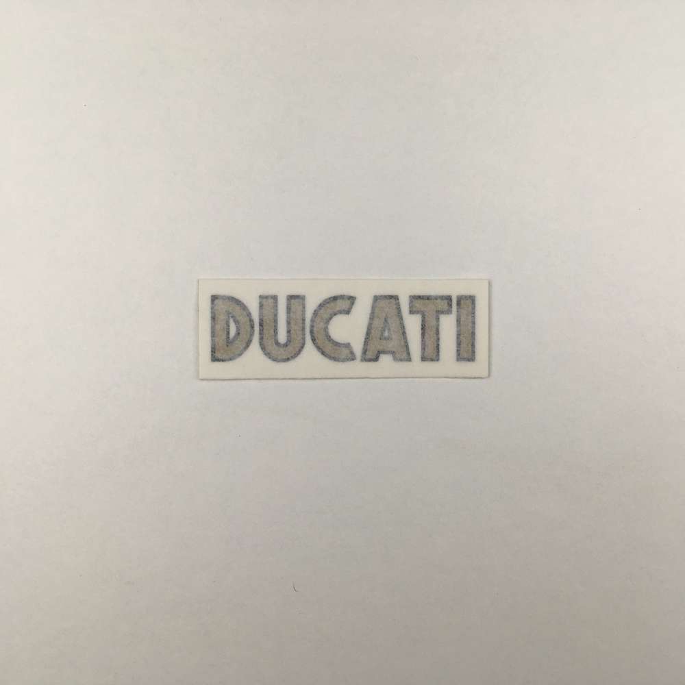 Ducati Front Mudguard decal black/gold