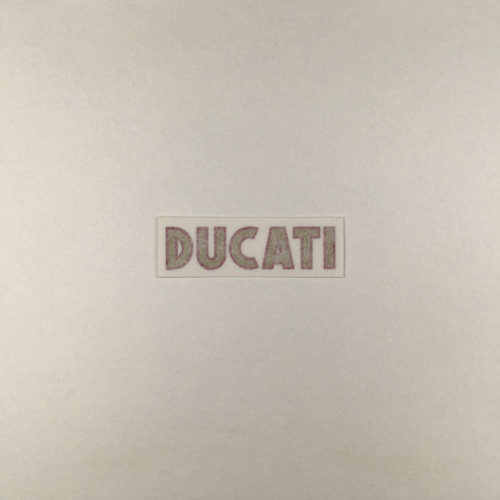 Ducati Front Mudguard decal red/gold