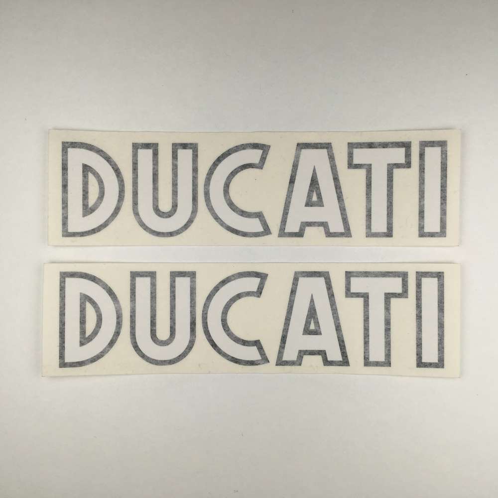 Ducati Desmo/MK3/Silver shotgun fuel tank decals