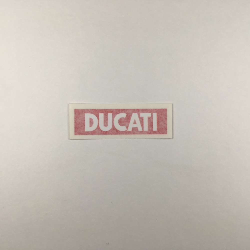 Ducati Rear mudguard decal