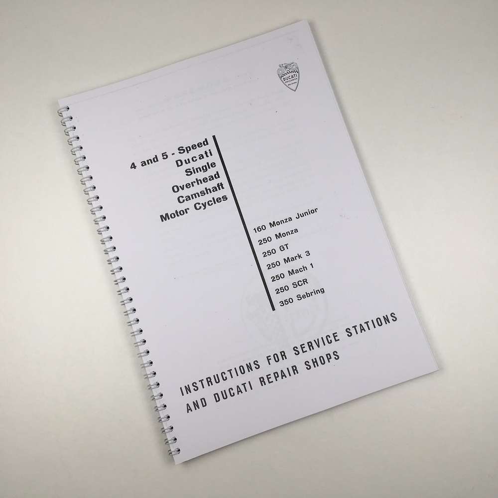 Ducati Workshop Manual 160 & 250-350