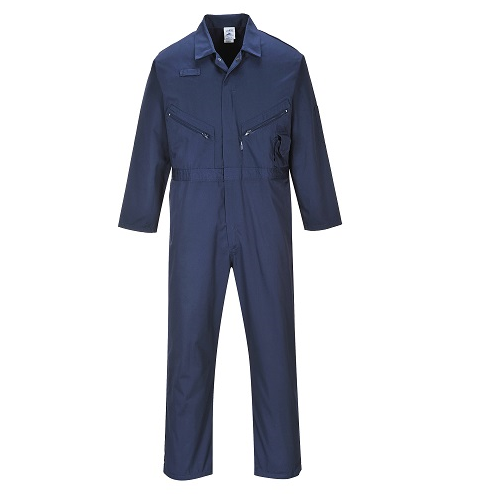 C813 Portwest Liverpool Zip Coverall Navy