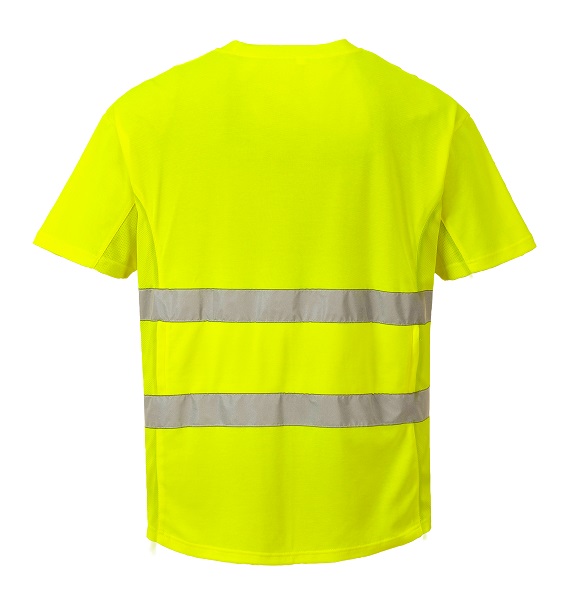 C394 Portwest Yellow Mesh T-Shirt