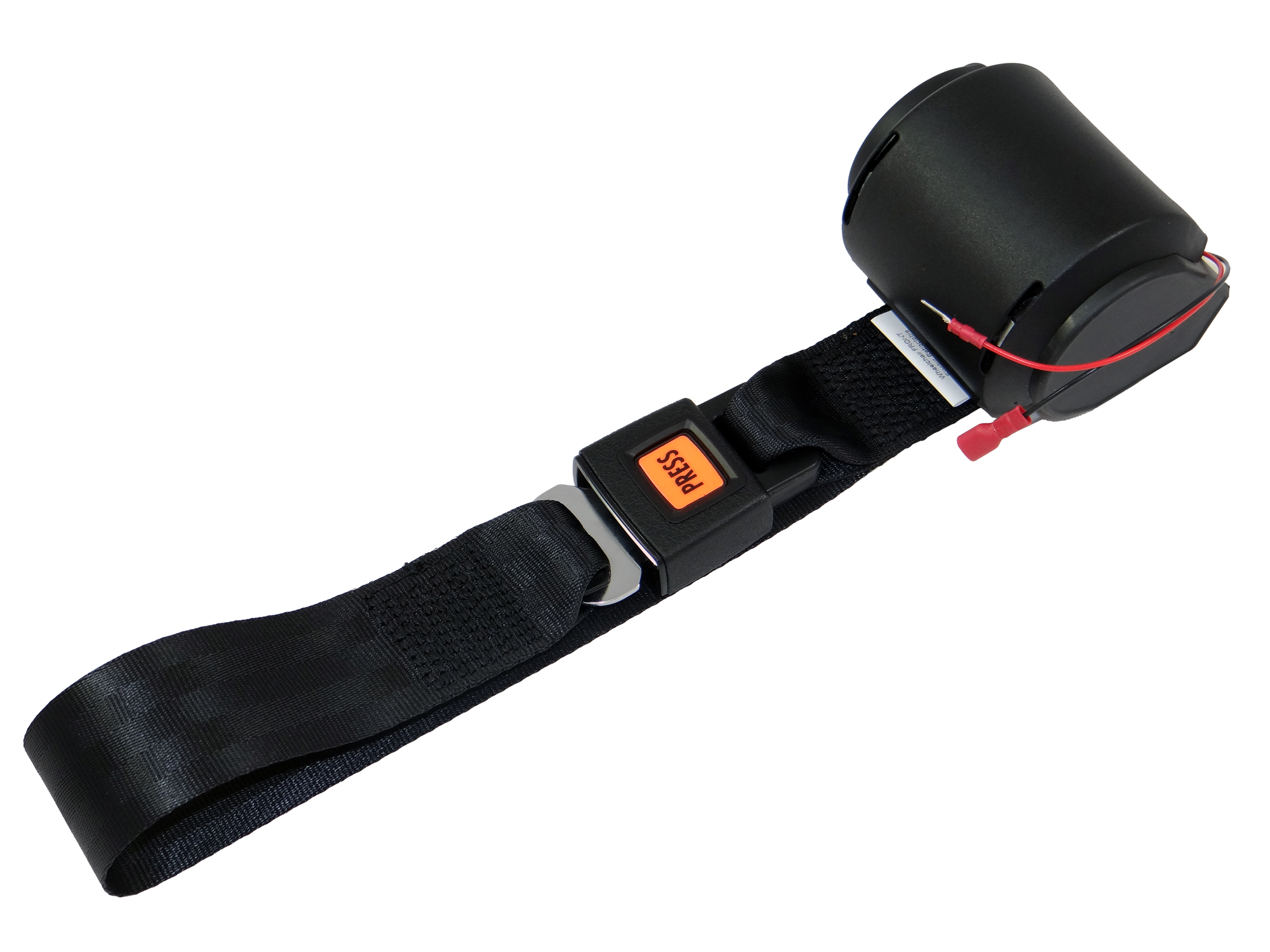 3.1M Electric Wheel Chair Retractor Straps With Mini Buckle And Tongue