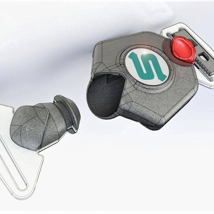 Single Handed Wheelchair Buckle