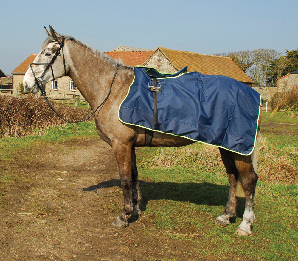 3/4 Length Cutaway Design Waterproof Ride On Rug/Sheet
