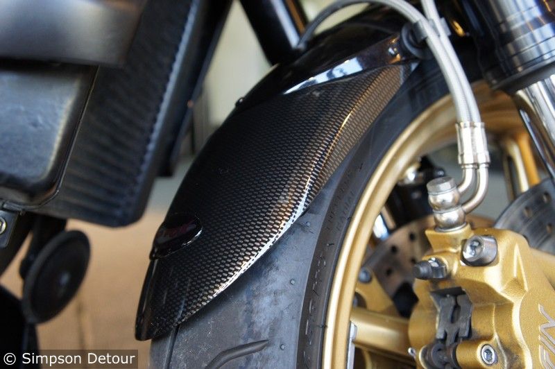 Triumph Street Triple Fender Flicks |Red-Fox