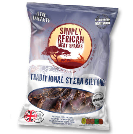 Simply African Biltong Snack Pack 35g Traditional