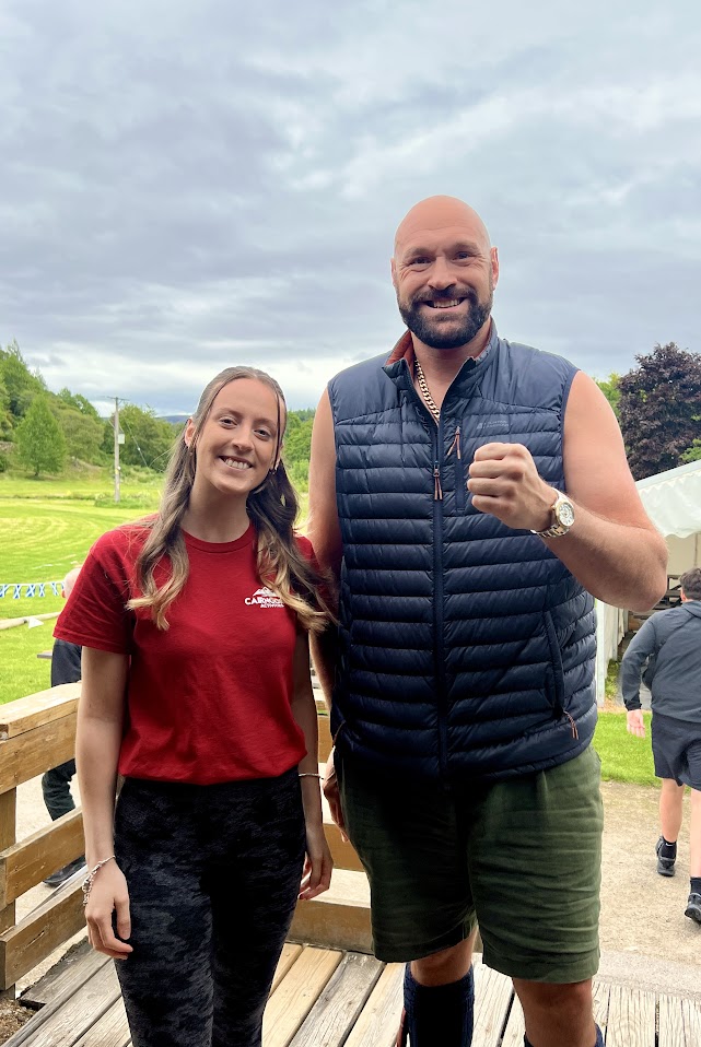 Tyson Fury visiting Cairngorms Activities