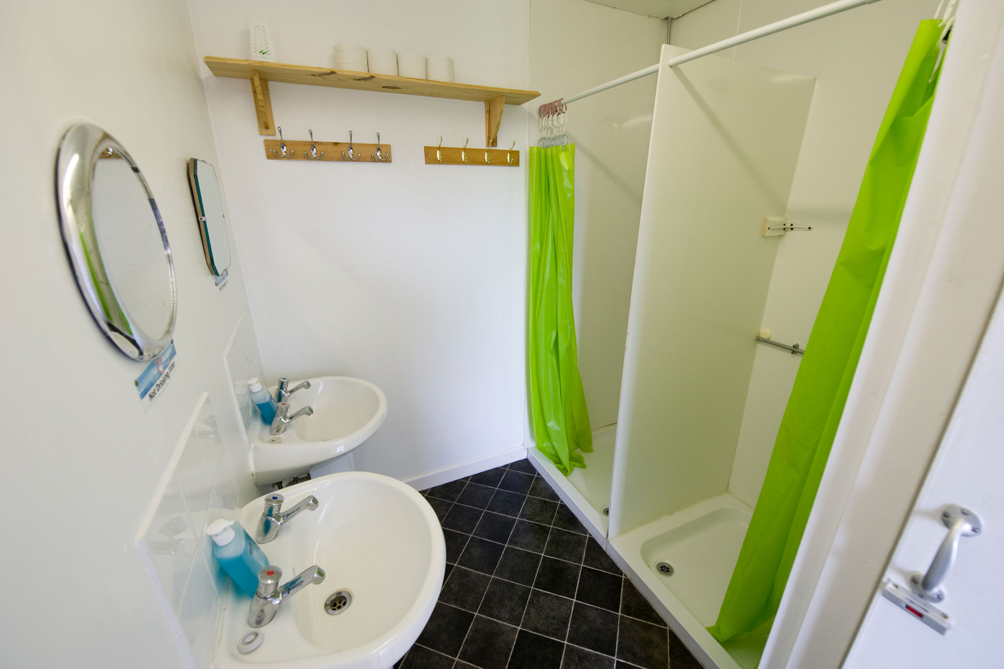 shared washrooms