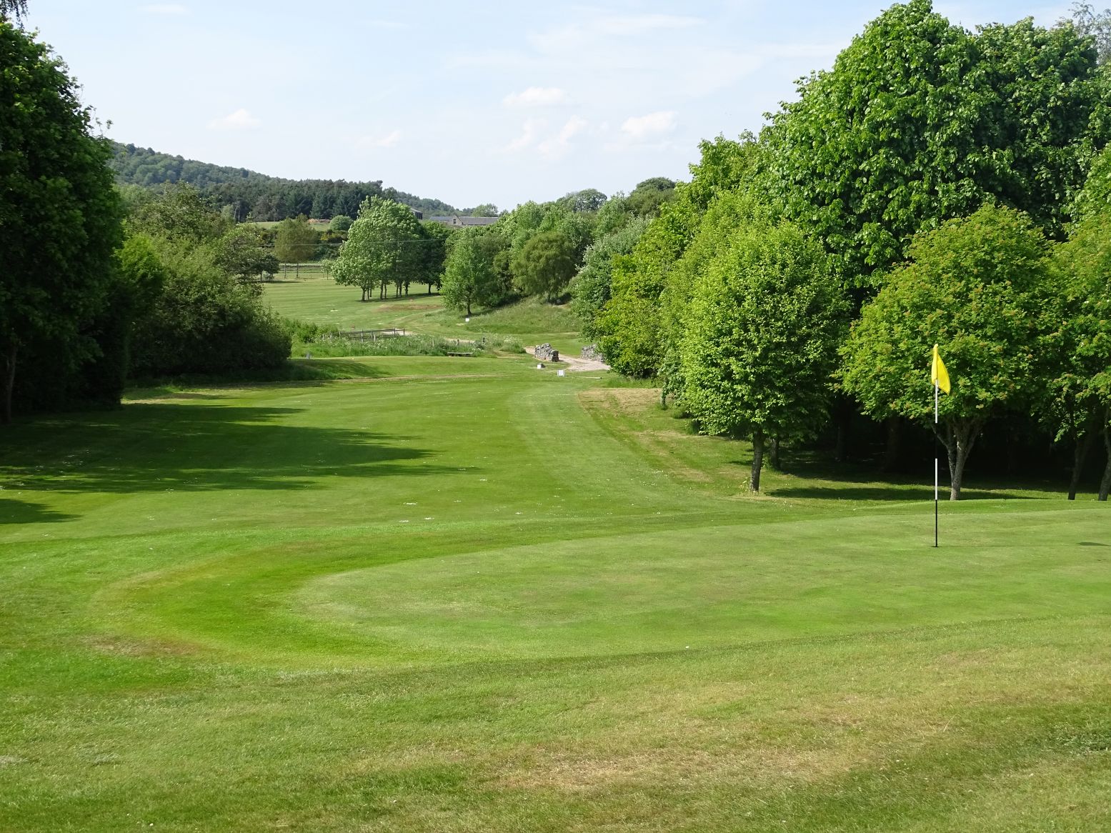 Golf course on site 