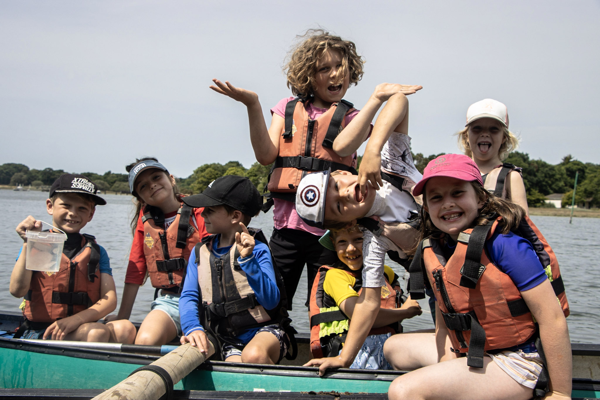 Canoeing as part of a great family day out with Cairngorms Activities