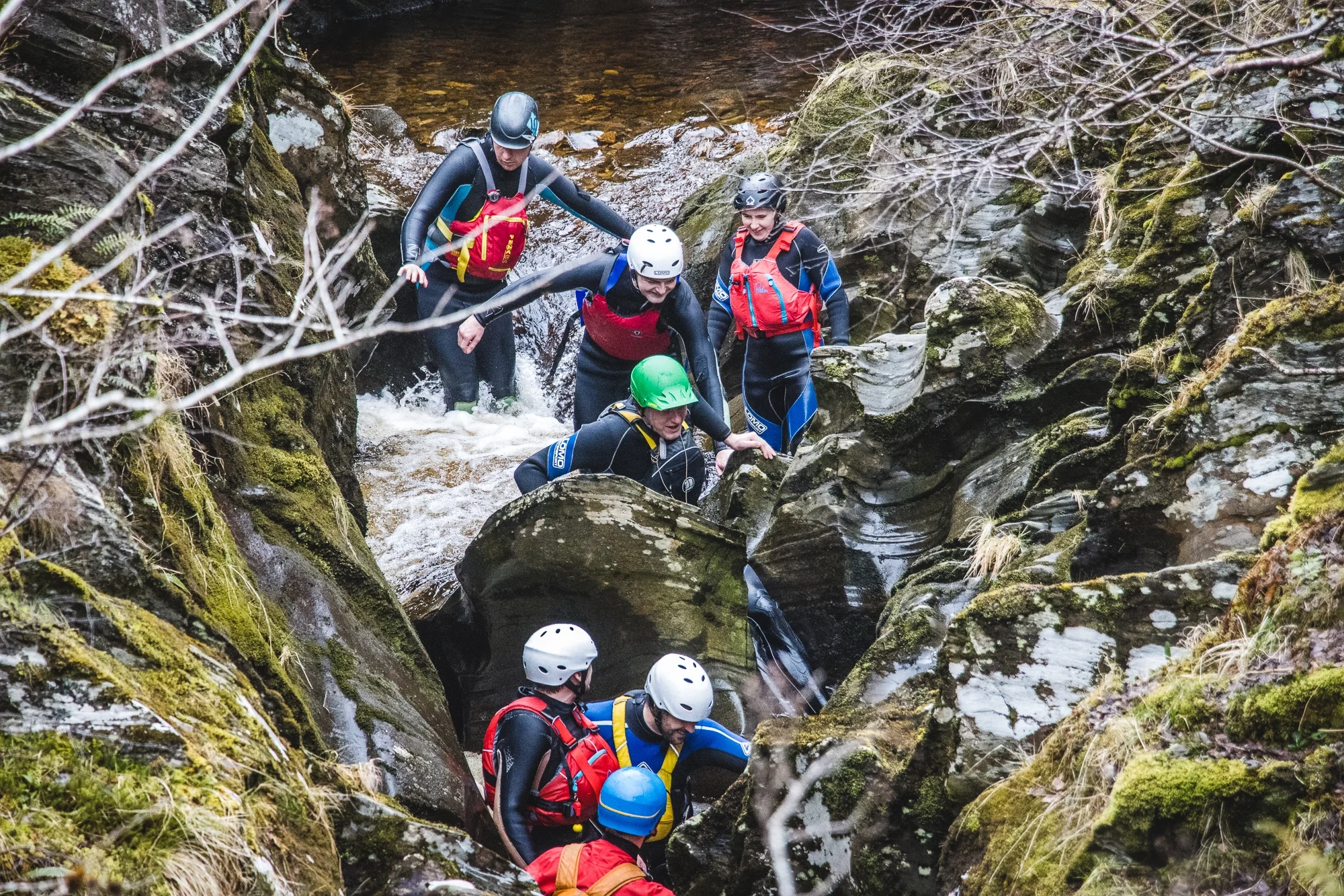 Canoeing on the River Spey for stag parties