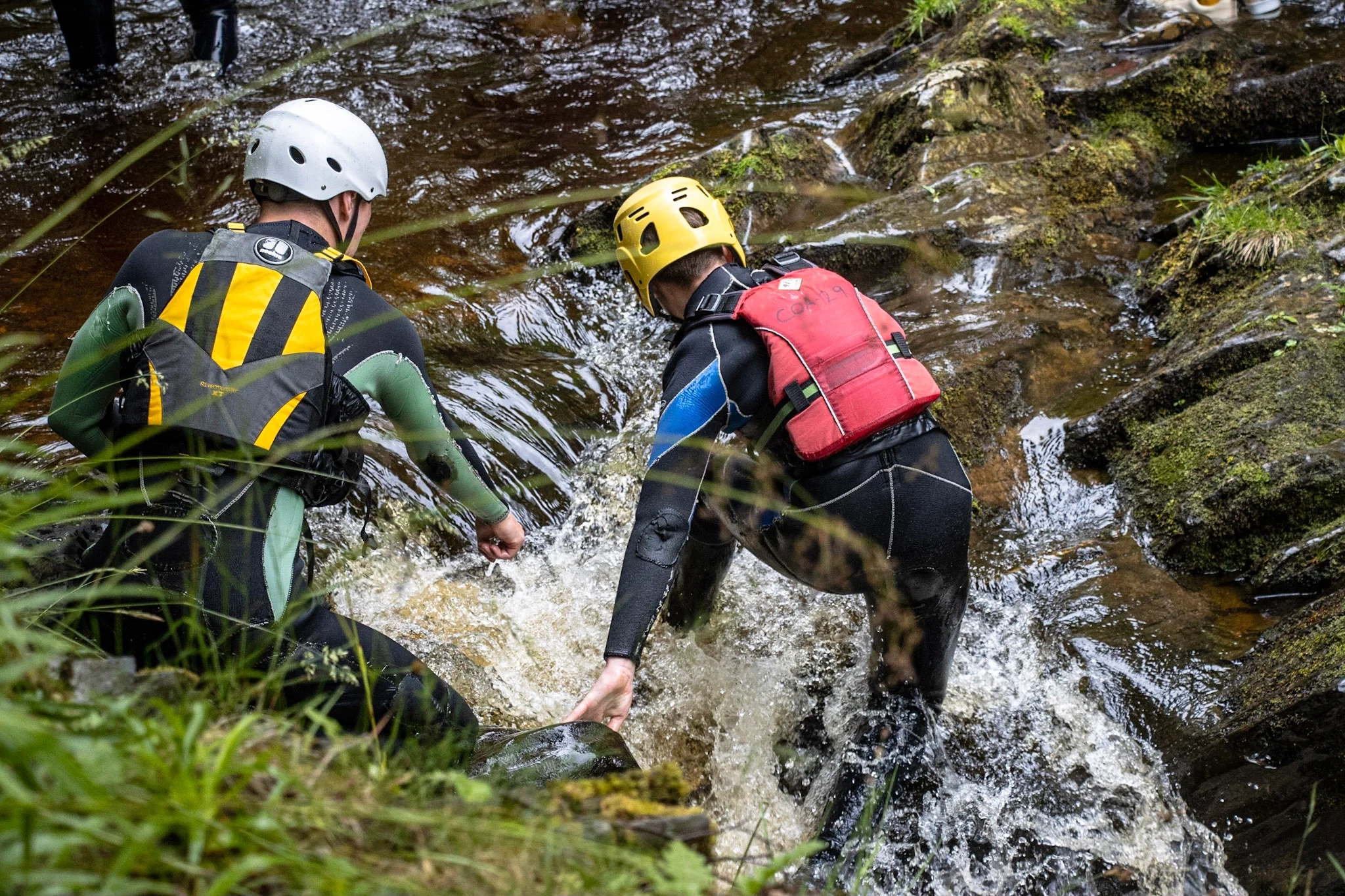 Gorge walking in the Cairngorms