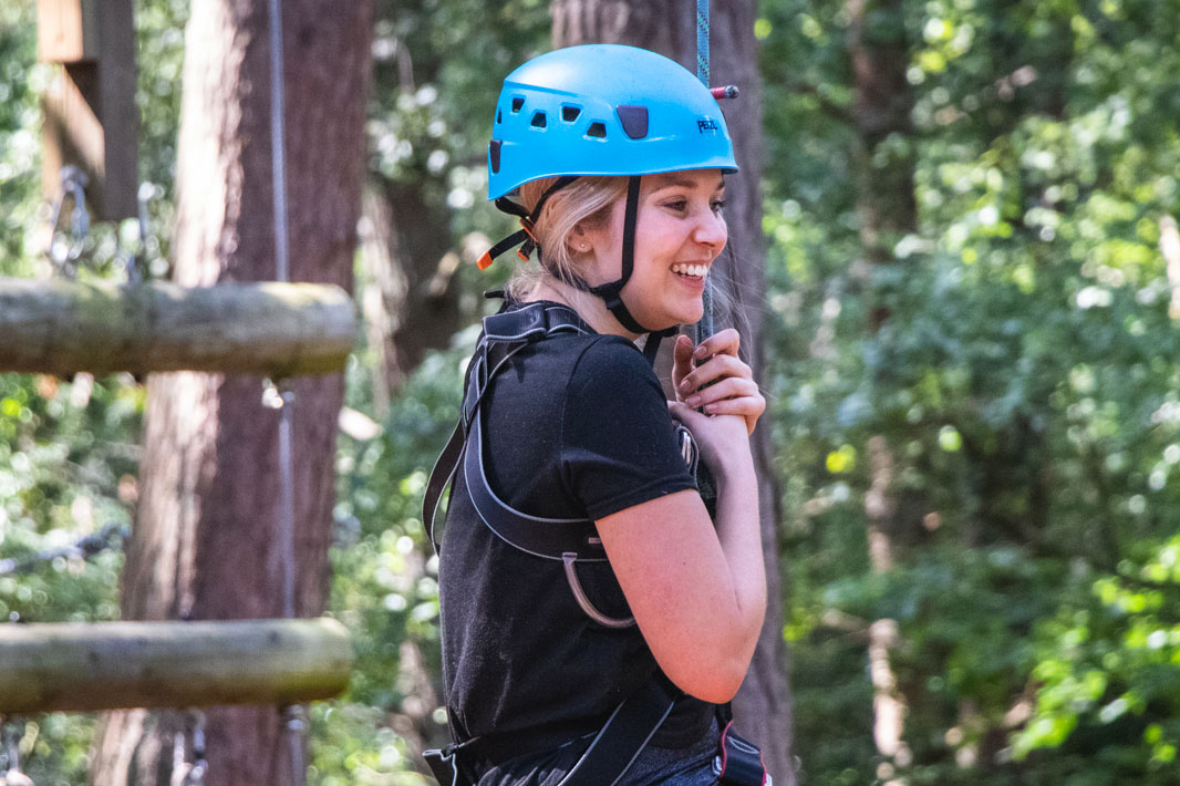 High ropes make a great activity for Hen Parties in Scotland