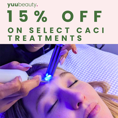 SAVE 15% ON SELECTED CACI TREATMENTS