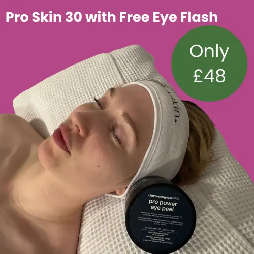 SAVE £15 ON OUR DERMALOGICA PRO SKIN 30 FACIAL WITH EYE FLASH