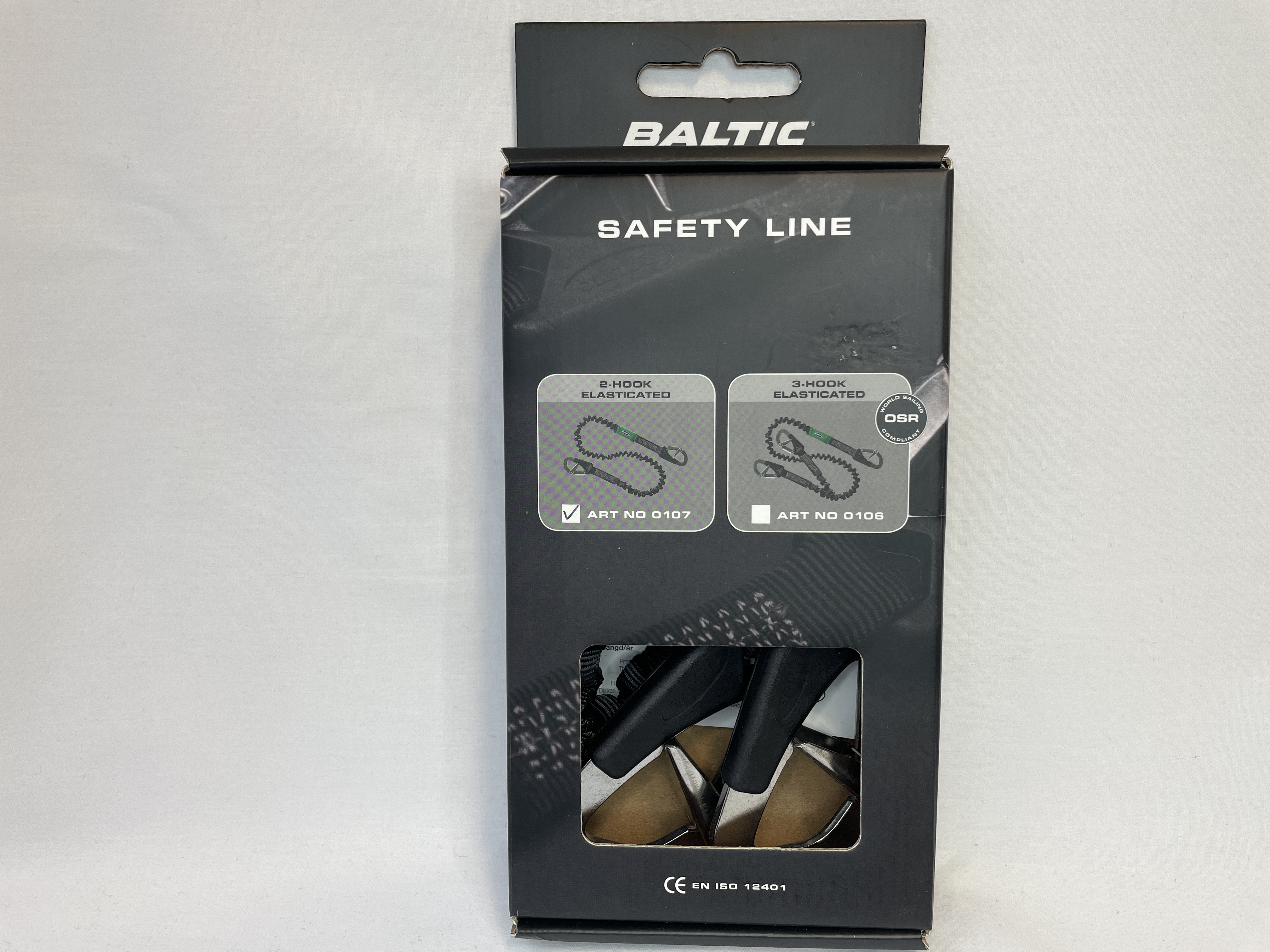 Baltic 2-Hook Safety Line Elastic 