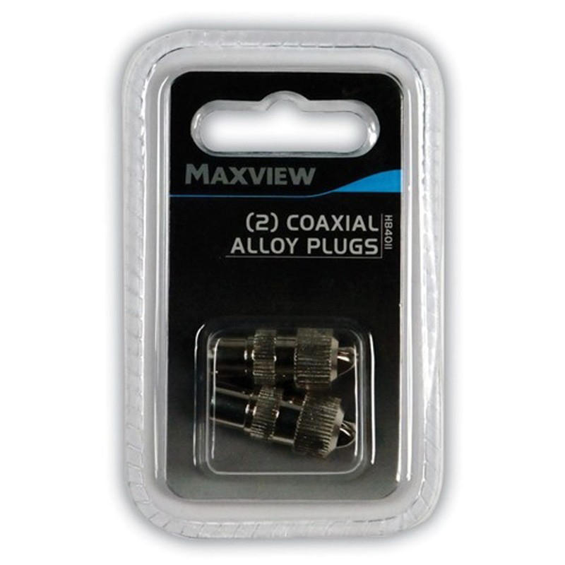 TV/FM Coaxial Alloy Plugs 
