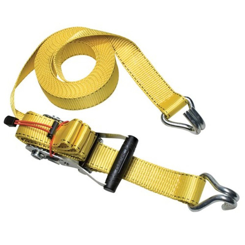 Masterlock Ratchet Tie Down J Hook 8.5M x 50mm Yellow 