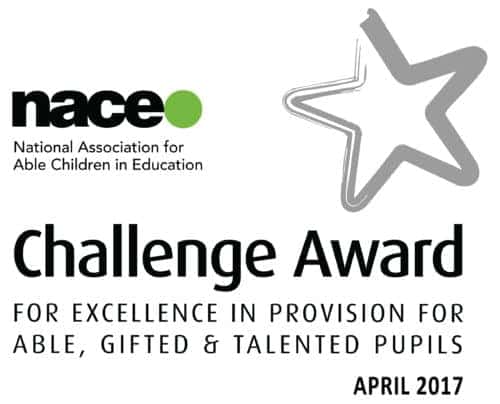 NACE Challenge Award for More Able & Talented 
