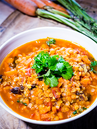 Karotten-Linsen Suppe - Détails de la Recette