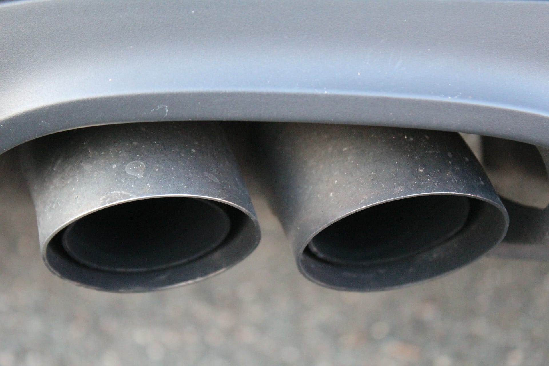 Picture of a Fitted Car Exhaust