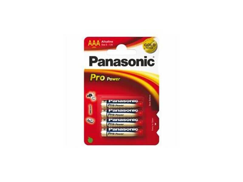 Piles Panasonic Pro Power alcalines LR03 AAA 1,5V