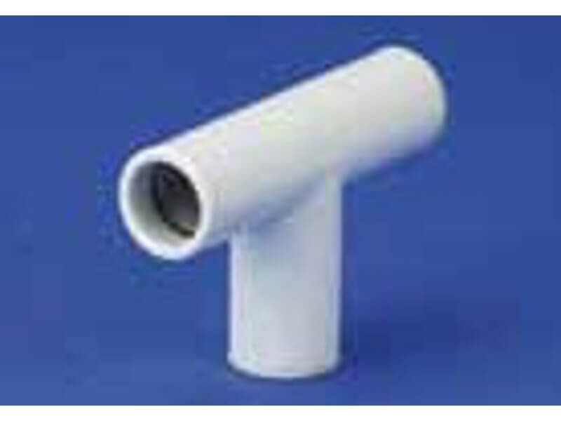 Profilé Té En PVC Blanc - 25x18 Mm, Longueur 1 Mètre, Pour Décoration Et Finition Intérieure