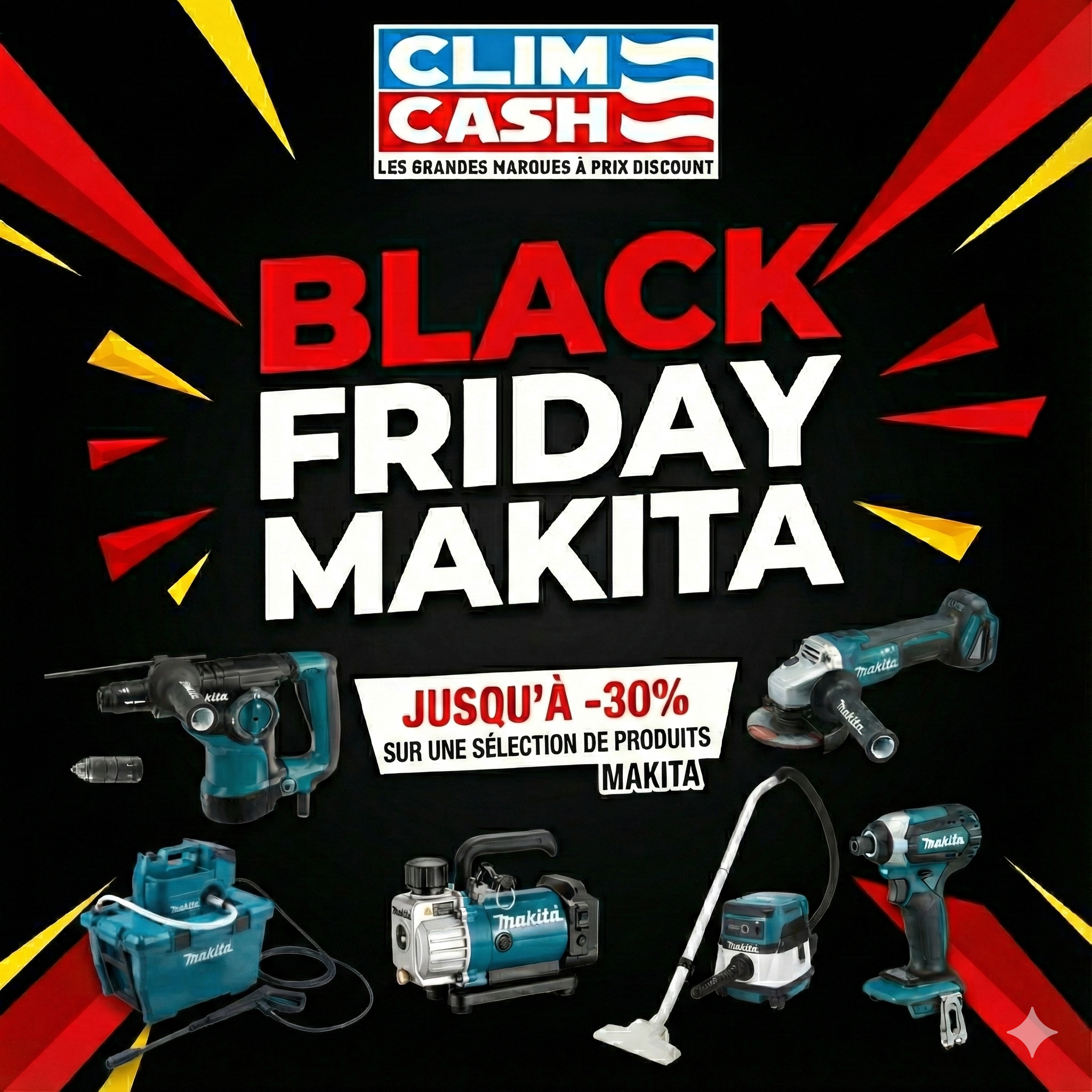 Offre Black Friday Makita Clim Cash Guyane
