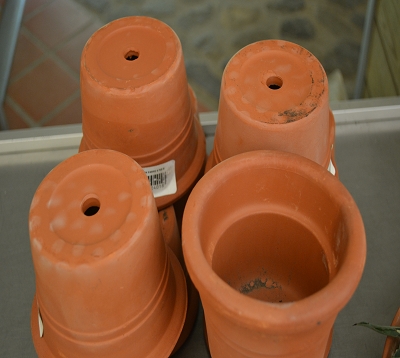Pots en terre cuite