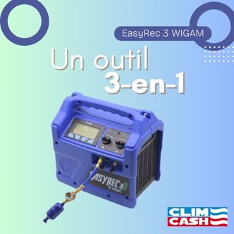 Gagnez jusqu’à 700 € de l’heure en recyclant le gaz de vos climatiseurs avec le WIGAM EASYREC-3R