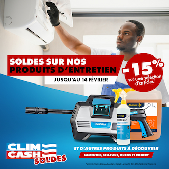 Jusqu'au 14 février, -15% sur une sélection de produits d’entretien pour vos climatiseurs !