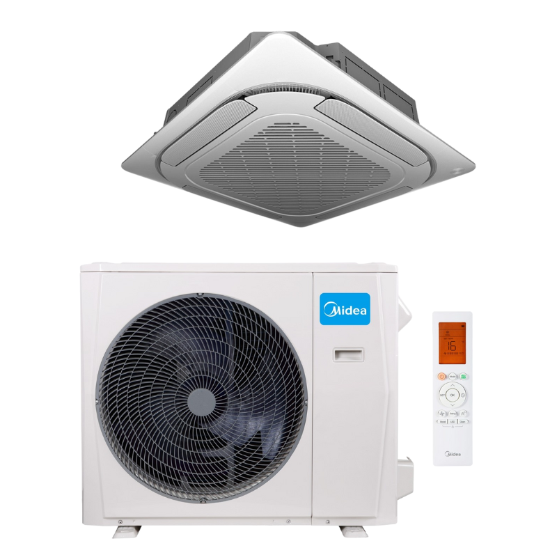 Climatiseur Midea Cassette Inverter MCD1-30HRFNX-QRD0W 30000 Btu/h