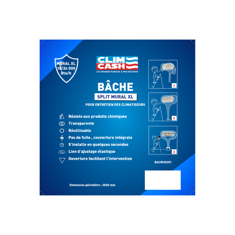 BACHE ENTRETIEN MURAL XL 18/24 KBTU