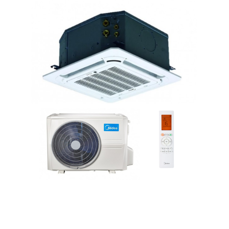 Climatiseur Midea Cassette Inverter MCA3U/MOX330U-18H 600x600 5,0 kW 18000 Btu/h