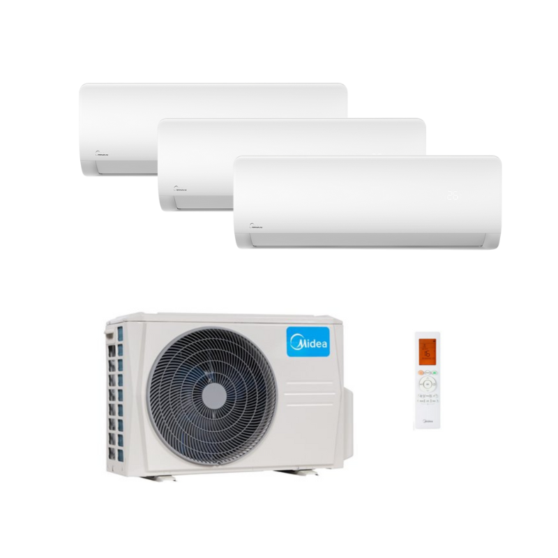 Climatiseur Tri-Split Midea M5OE-42HFN8-Q 12,2 KW 2 x 9000 + 1 x 24000 Btu/h