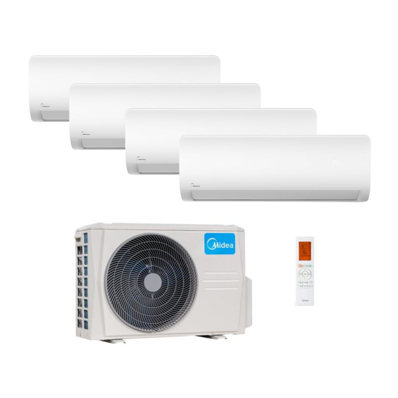 Climatiseur Quadri-Split Midea M5OE-42HFN8-Q 12,2 KW 3 x 9000 + 1 x 12000 Btu/h