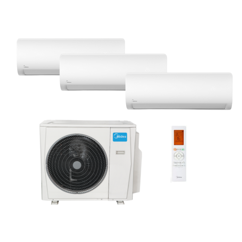 Climatiseur Tri-Split Midea M4OE-28HFN8-Q 8,2 KW 3 x 9000 Btu/h