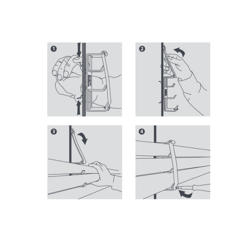 COLLIER 3 PIPES-CLIP-1 10*25 PQT-5