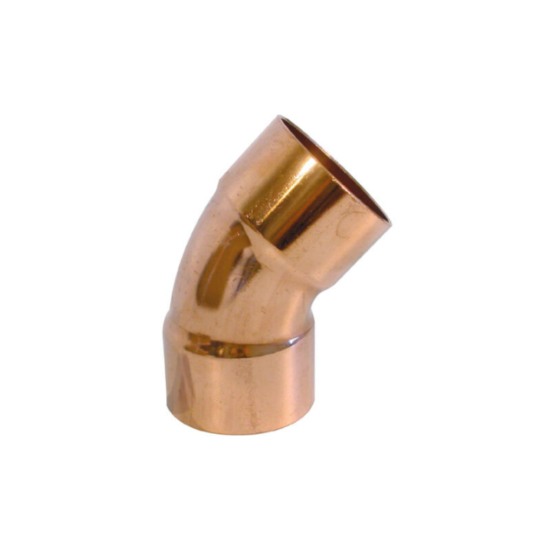 COUDE CUIVRE 45° F-F 1'5/8