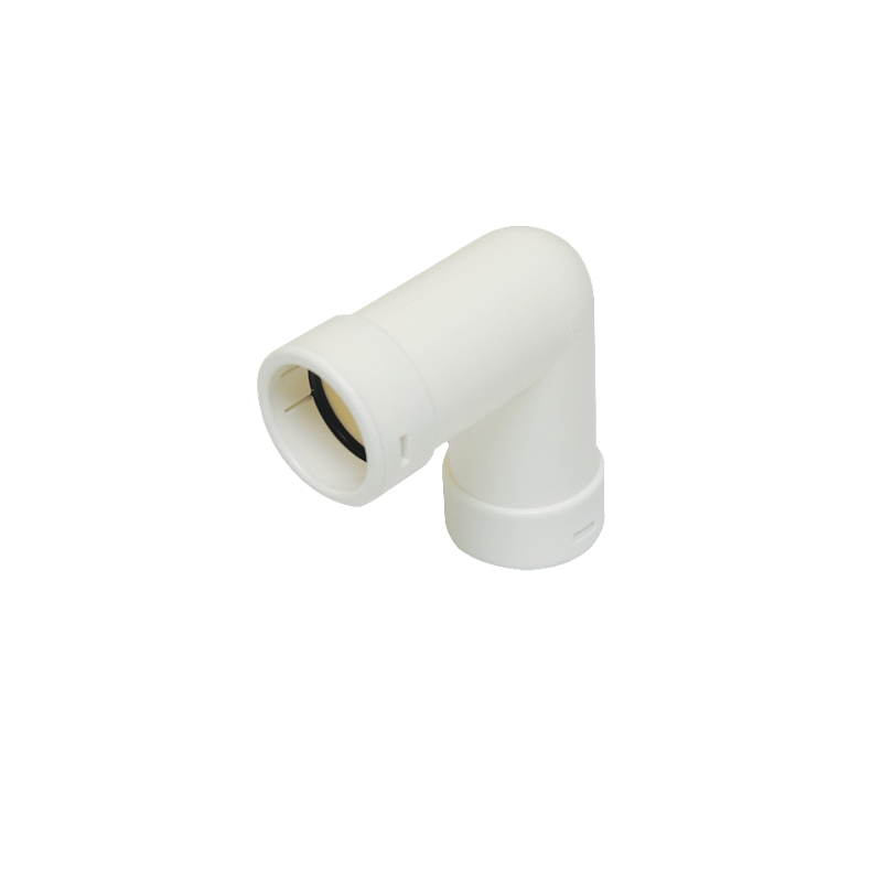 COUDE PVC 90° D-32 BLANC CE/RPD32-C90