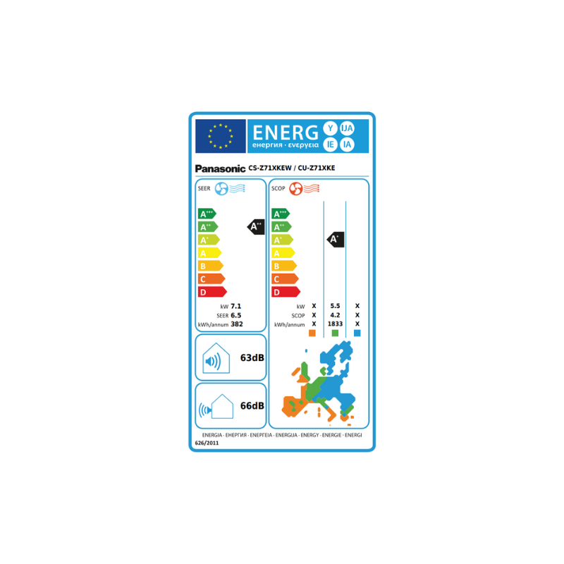 Climatiseur Panasonic Mural CS/CU-Z71XKE 7,1 KW 24000 Btu/h