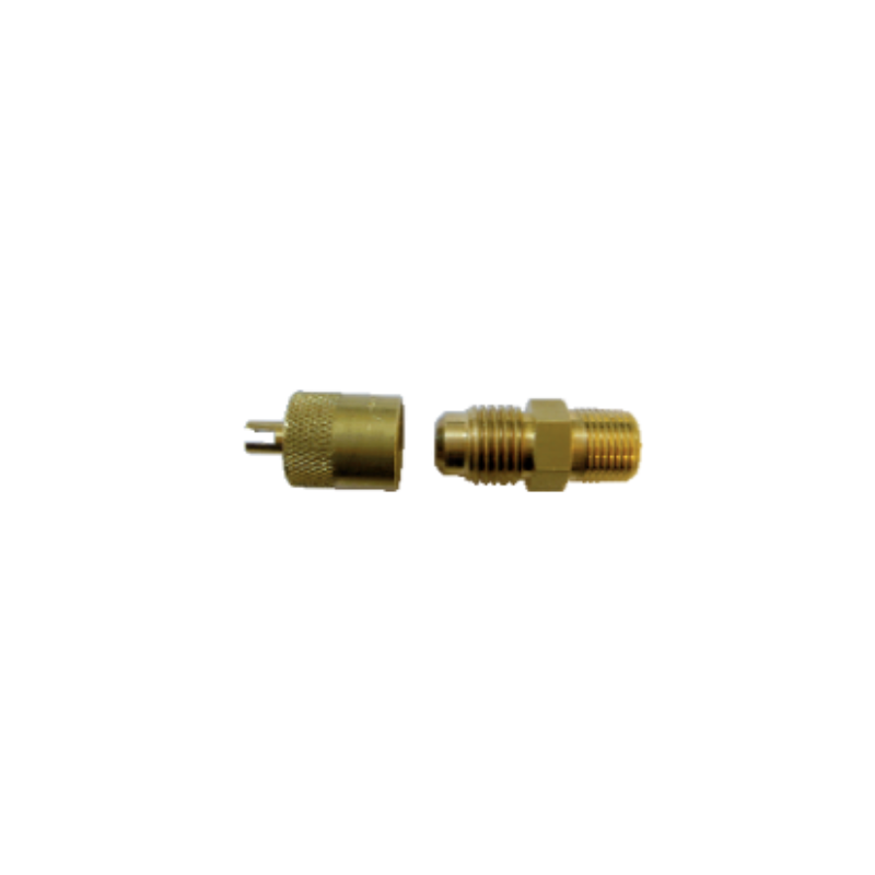 VANNE SCHRADER/VISSER 1/4SAE*1/8NPT